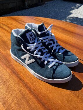 New Balance 891 Suede High-Top Sneakers Navy Blue Men's 9.5